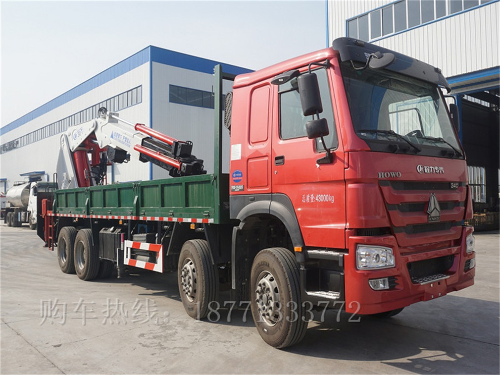 重汽豪沃35噸隨車吊車型簡介