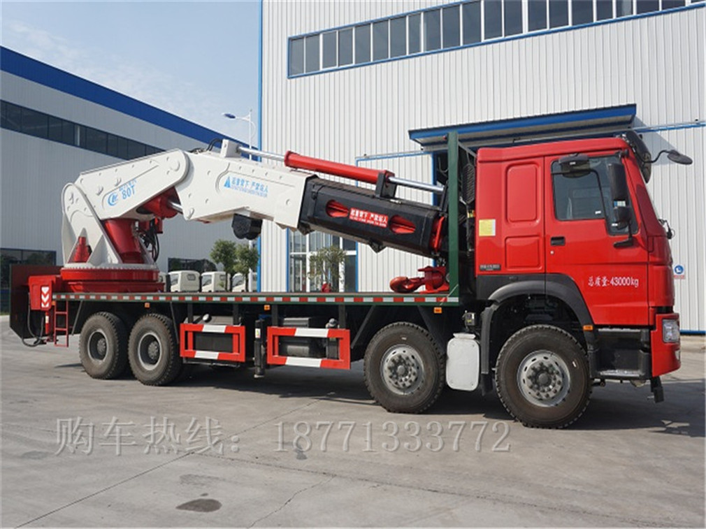 重汽豪沃70噸隨車吊車型簡介