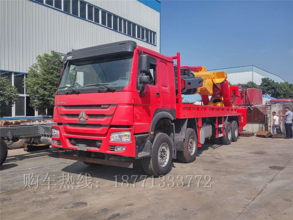 重汽豪沃90噸隨車吊車型簡介