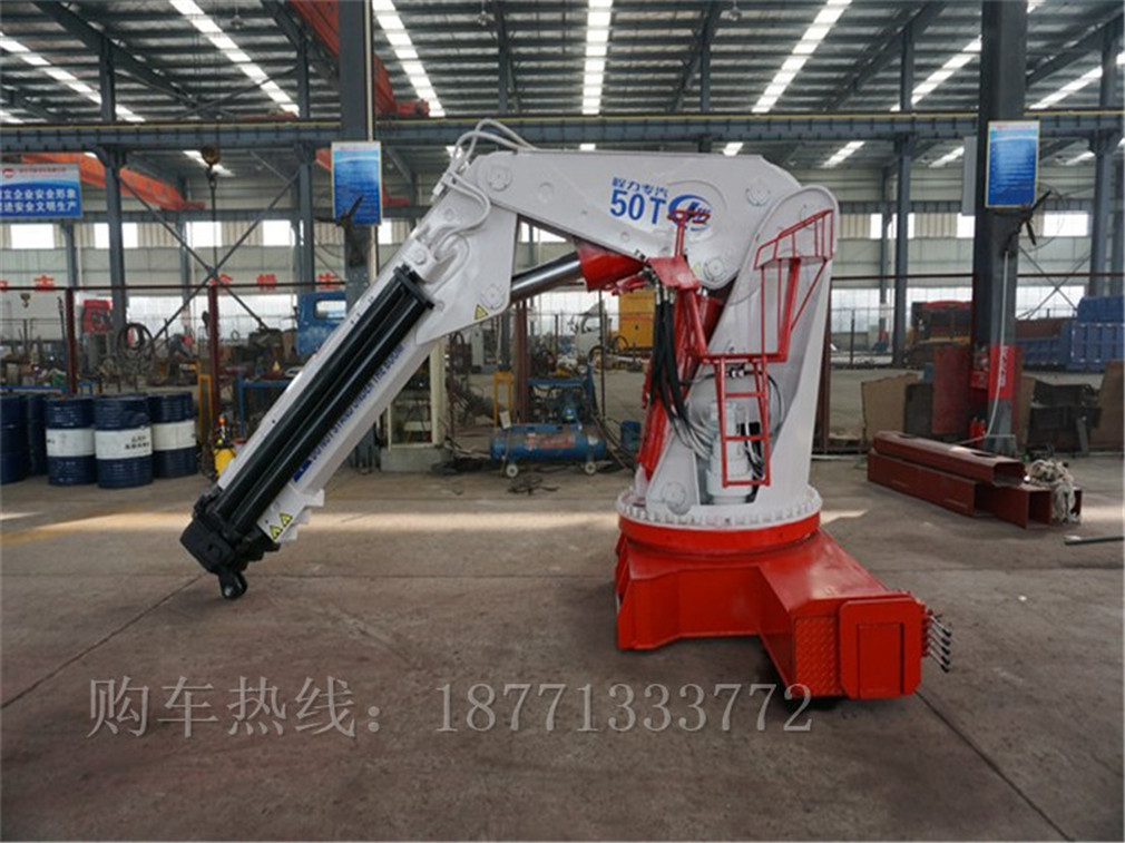 最新50噸大噸位隨車吊車型簡介