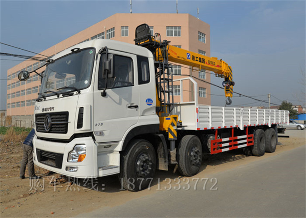 東風天龍前四后八16噸隨車吊