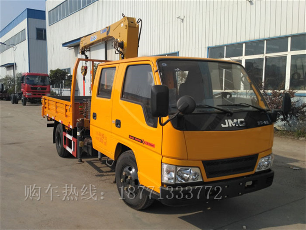 江鈴雙排座2噸隨車吊