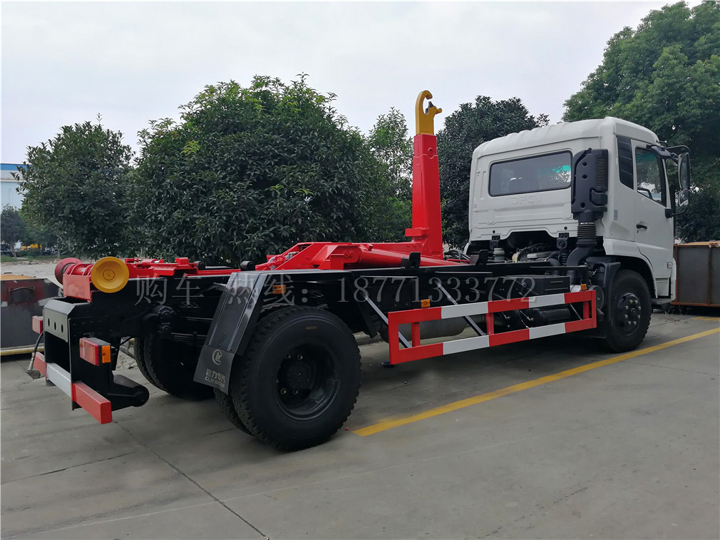 東風天錦(12方)CLW5161ZXXD5車廂可卸式垃圾車車型簡介