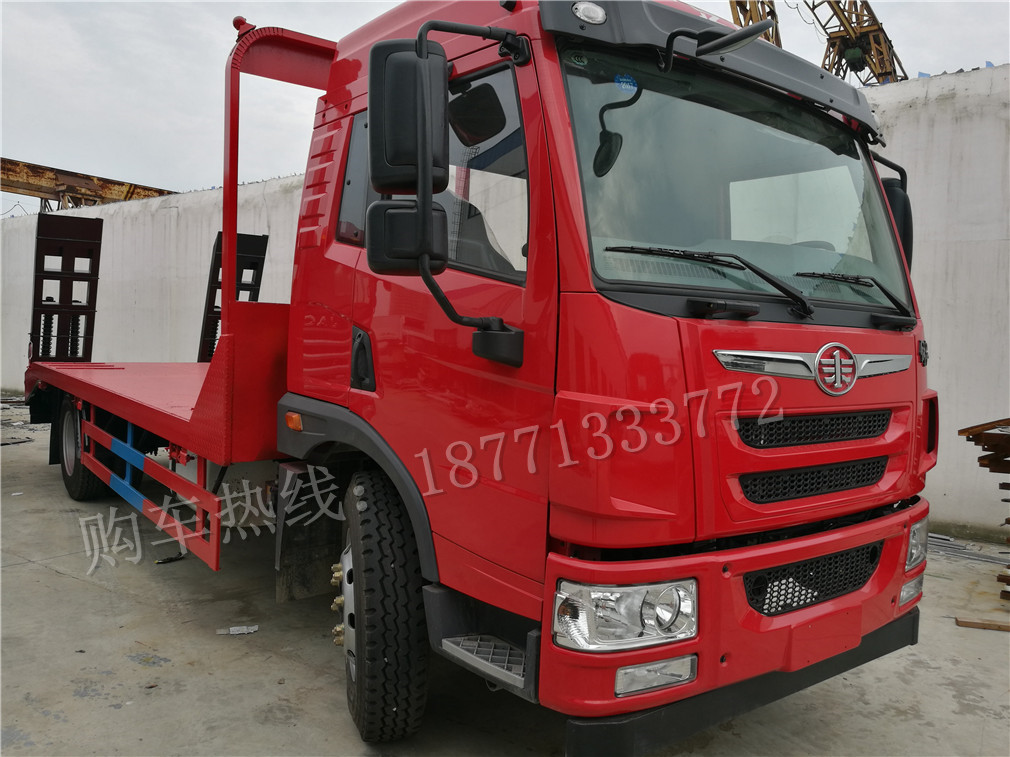 解放龍VCLW5162TPBC5平板運輸車車型簡介