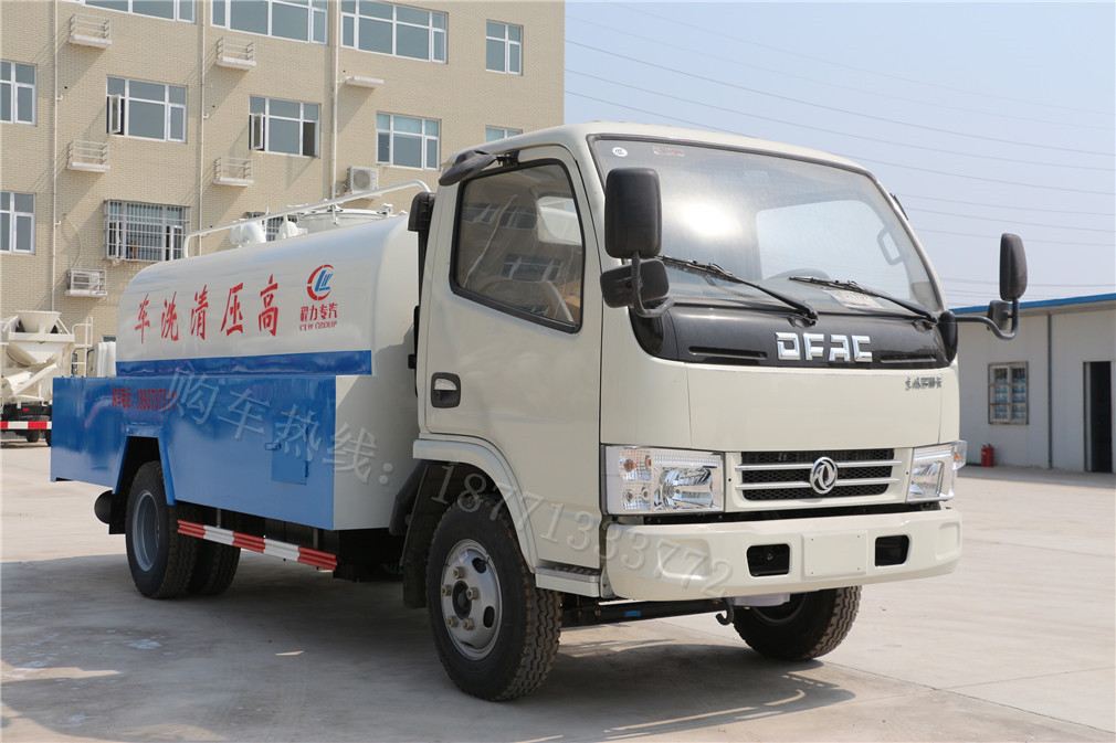 東風小多利卡CLW5040GQX5藍牌高壓清洗車車型簡介