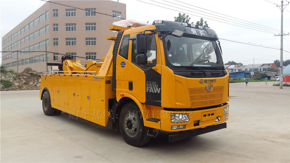 解放單橋CLW5160TQZC5一托一清 障車車型簡介